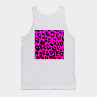 Leopard Print Pink Tank Top